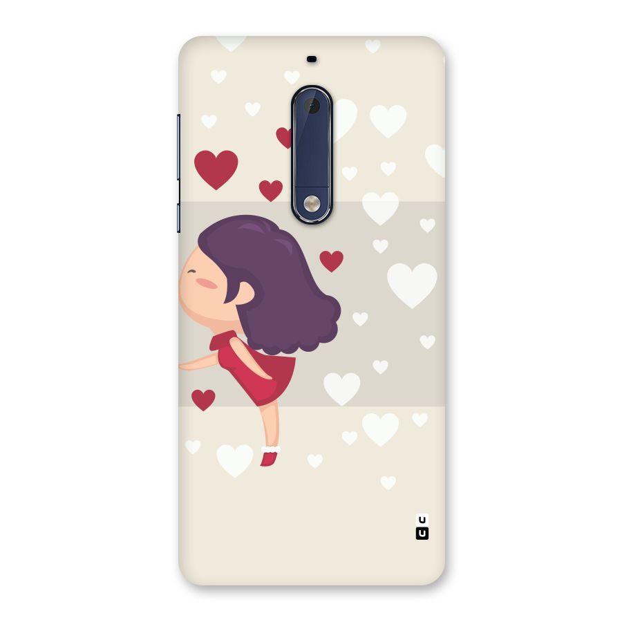 Girl in Love Back Case for Nokia 5