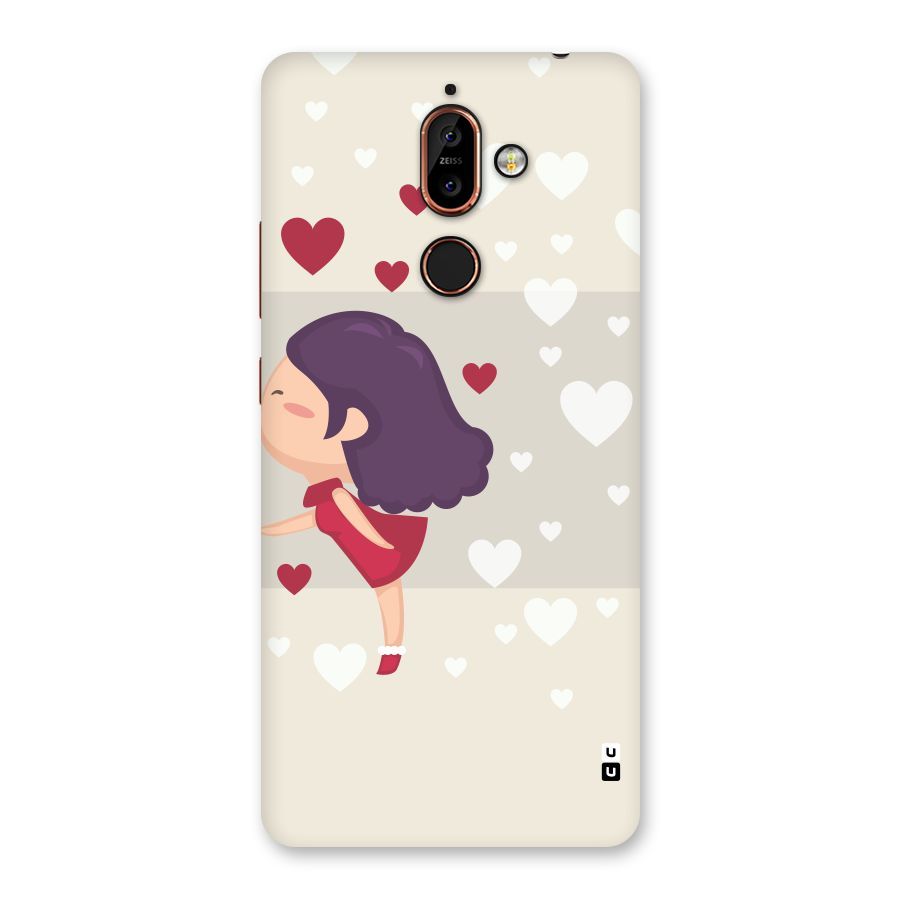 Girl in Love Back Case for Nokia 7 Plus