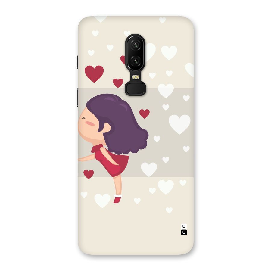 Girl in Love Back Case for OnePlus 6
