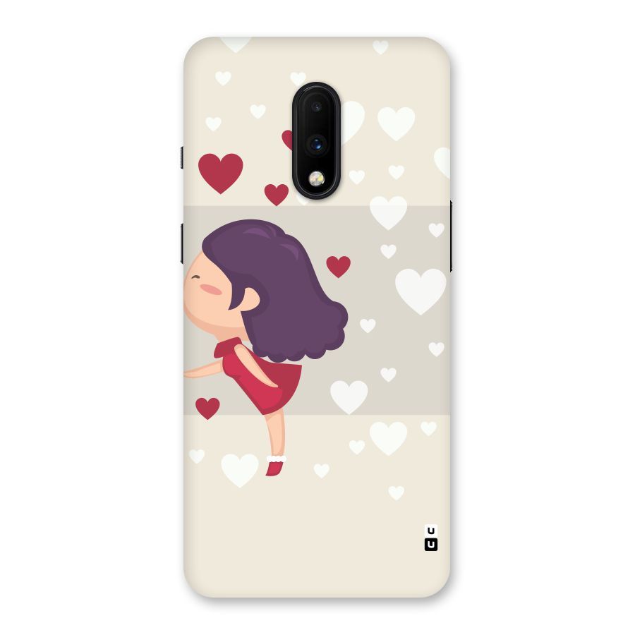 Girl in Love Back Case for OnePlus 7