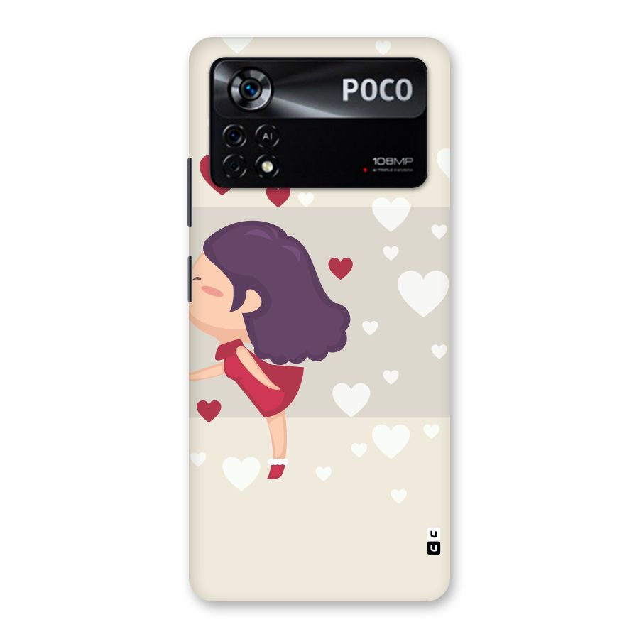 Girl in Love Back Case for Poco X4 Pro 5G