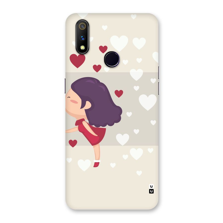 Girl in Love Back Case for Realme 3 Pro