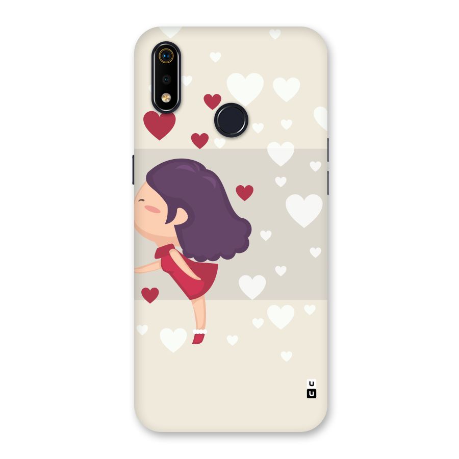 Girl in Love Back Case for Realme 3i