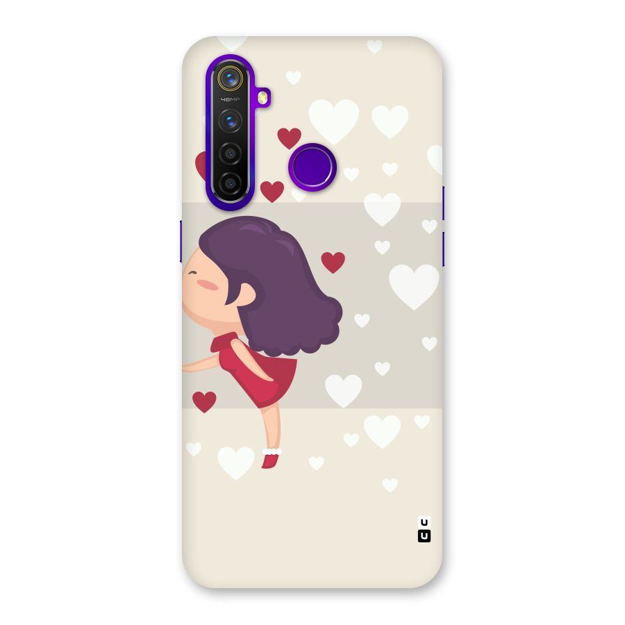 Girl in Love Back Case for Realme 5 Pro