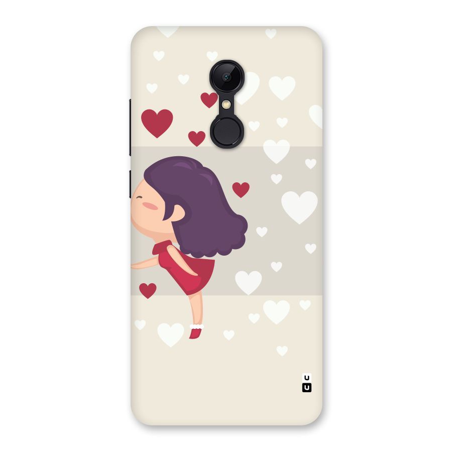 Girl in Love Back Case for Redmi 5