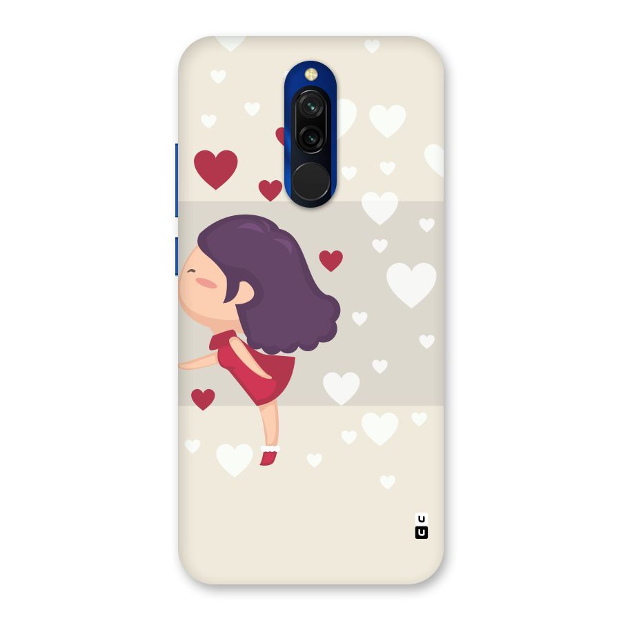 Girl in Love Back Case for Redmi 8