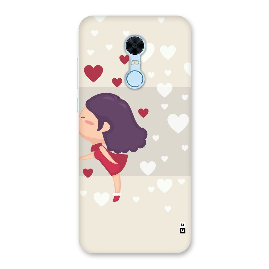 Girl in Love Back Case for Redmi Note 5