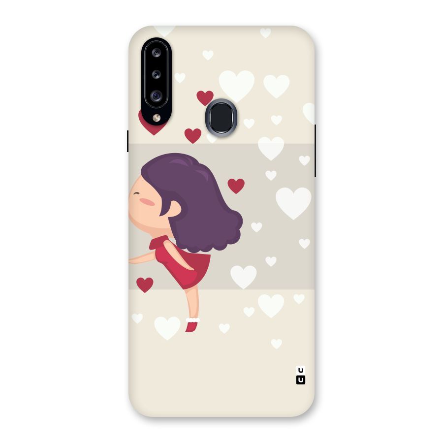 Girl in Love Back Case for Samsung Galaxy A20s