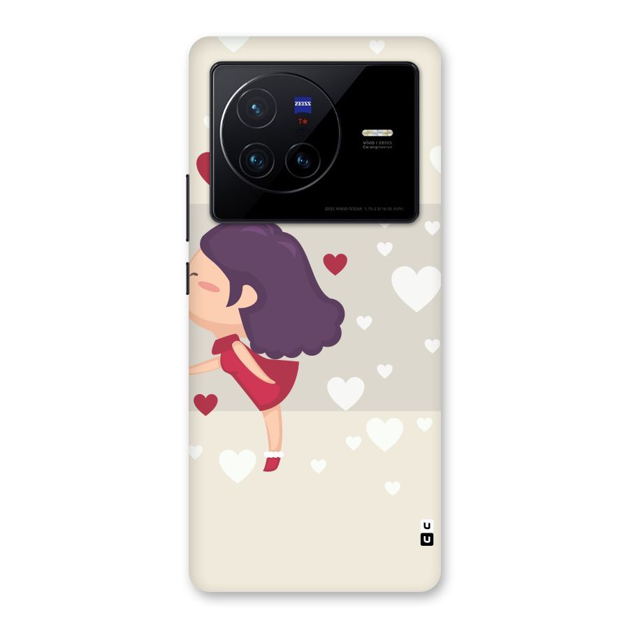 Girl in Love Back Case for Vivo X80