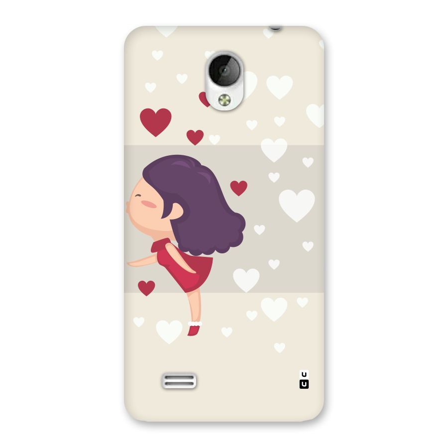 Girl in Love Back Case for Vivo Y21