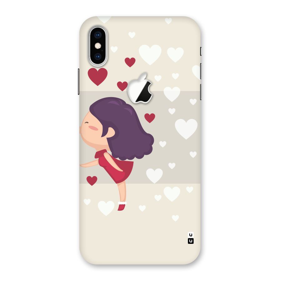 Girl in Love Back Case for iPhone XS Max Apple Cut