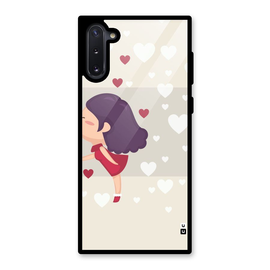 Girl in Love Glass Back Case for Galaxy Note 10