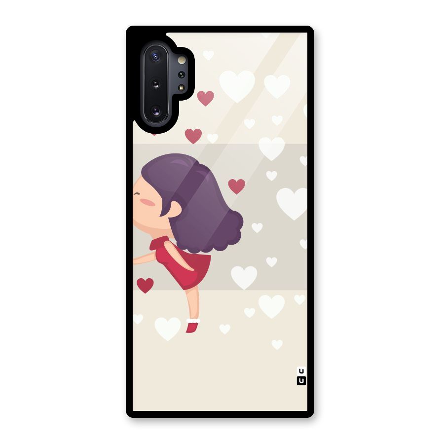 Girl in Love Glass Back Case for Galaxy Note 10 Plus