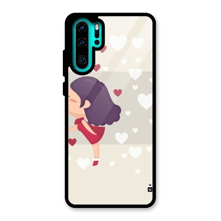 Girl in Love Glass Back Case for Huawei P30 Pro