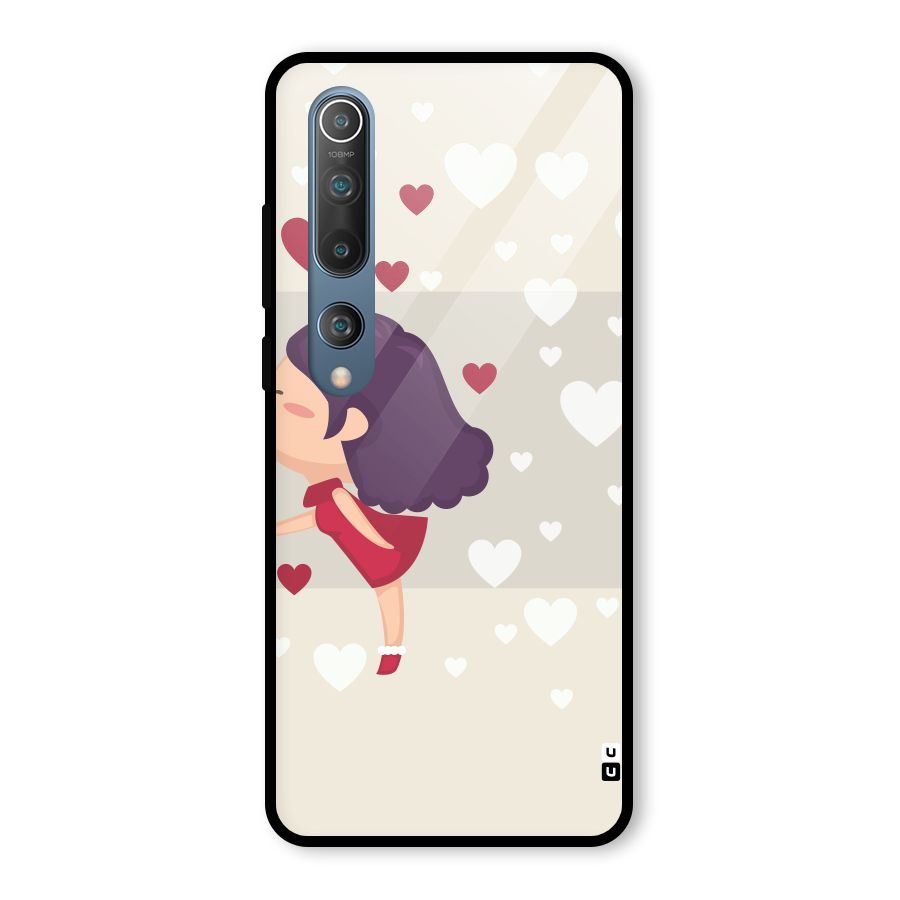 Girl in Love Glass Back Case for Mi 10