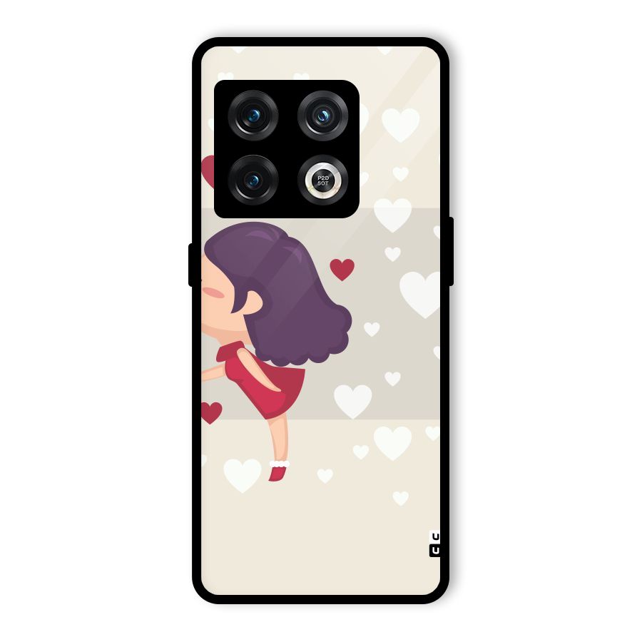 Girl in Love Glass Back Case for OnePlus 10 Pro 5G