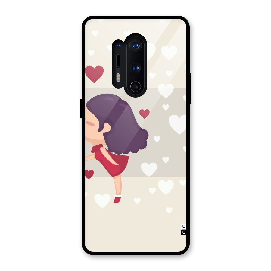 Girl in Love Glass Back Case for OnePlus 8 Pro