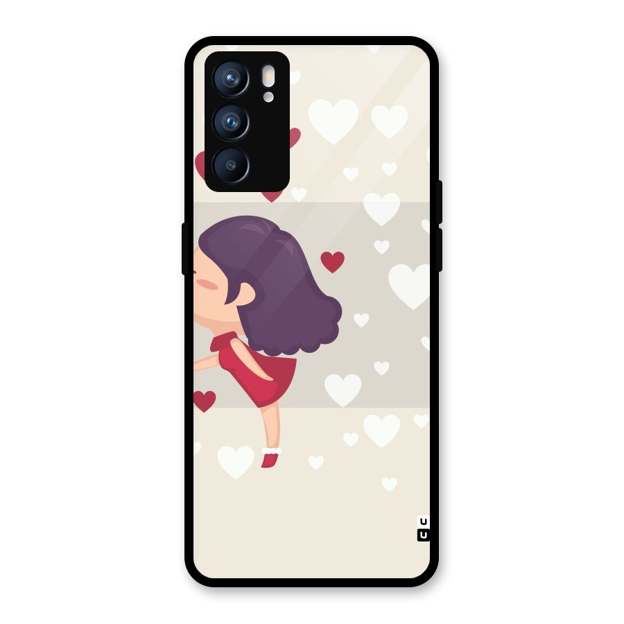 Girl in Love Glass Back Case for Oppo Reno6 5G