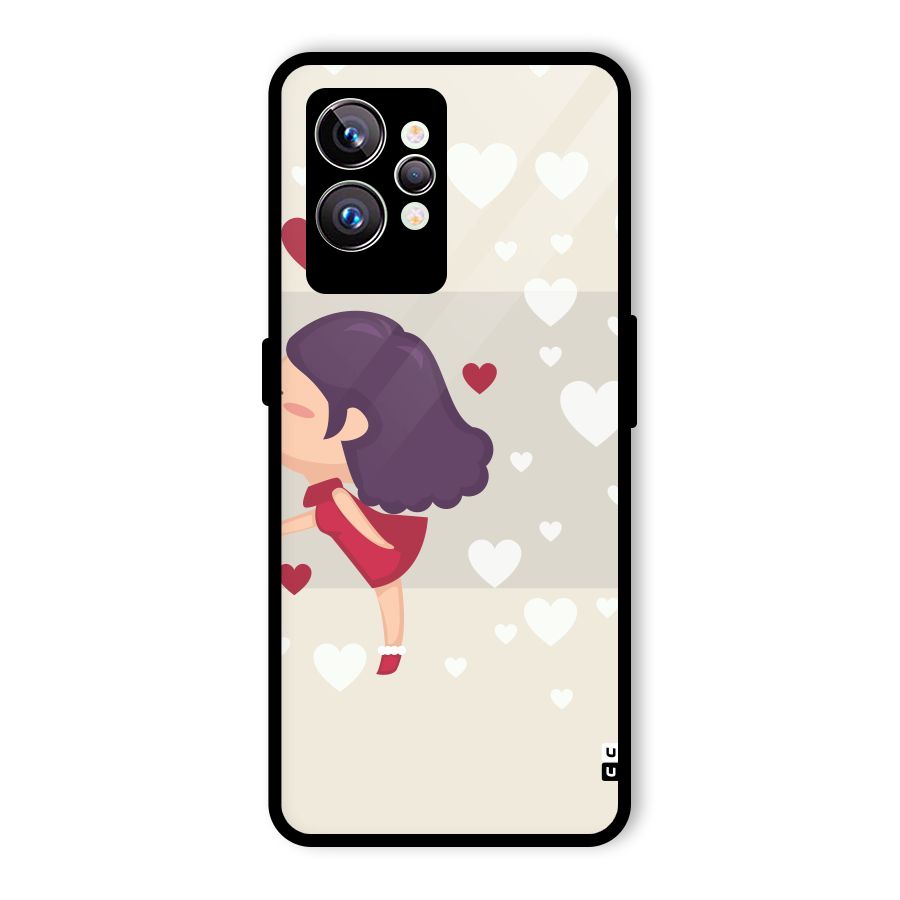 Girl in Love Glass Back Case for Realme GT2 Pro