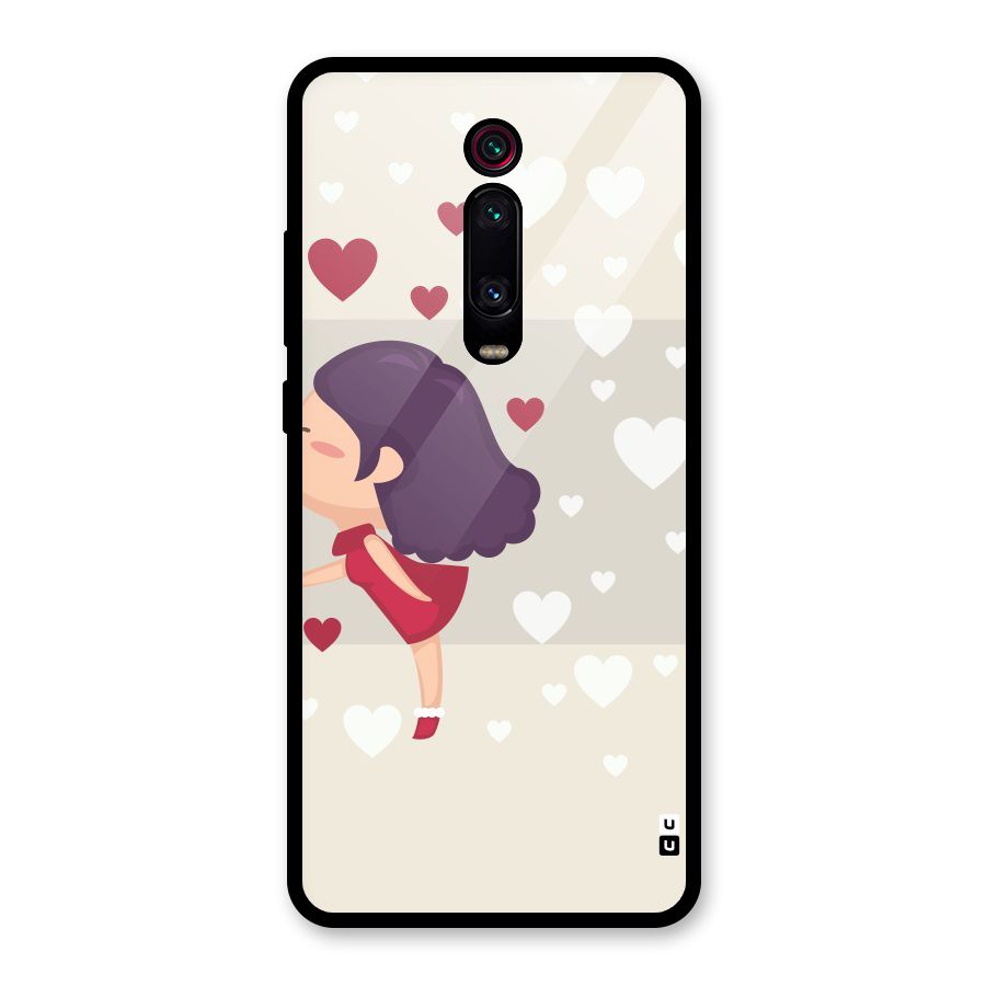 Girl in Love Glass Back Case for Redmi K20 Pro