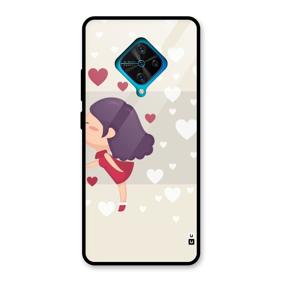 Girl in Love Glass Back Case for Vivo S1 Pro