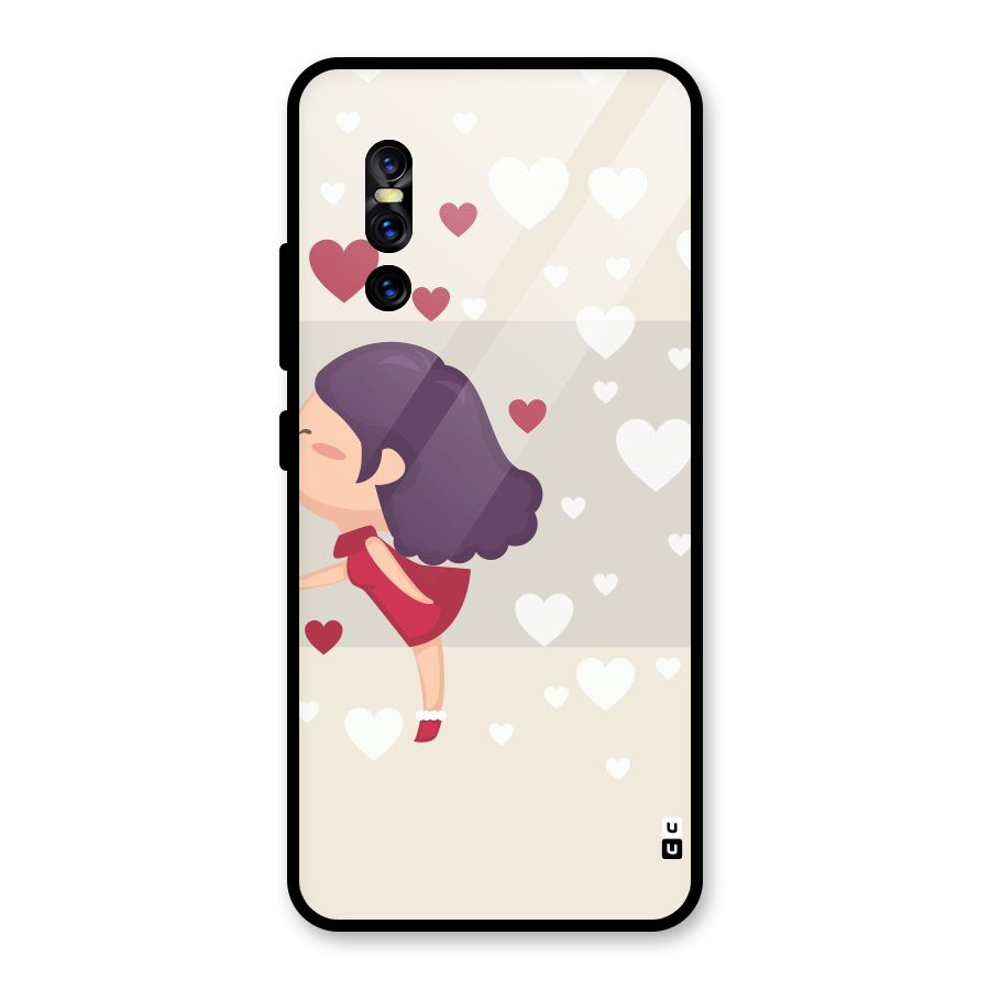 Girl in Love Glass Back Case for Vivo V15 Pro