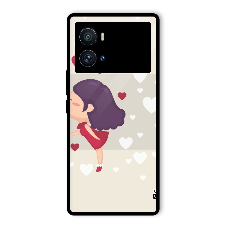 Girl in Love Glass Back Case for Vivo iQOO 9 Pro