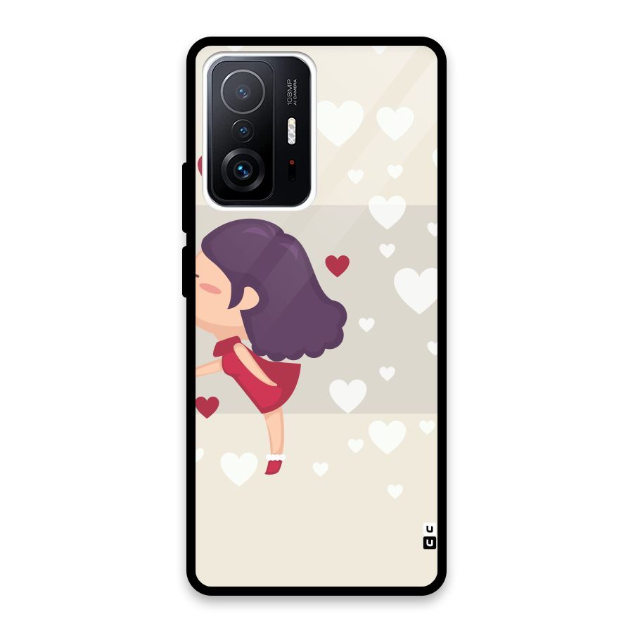 Girl in Love Glass Back Case for Xiaomi 11T Pro