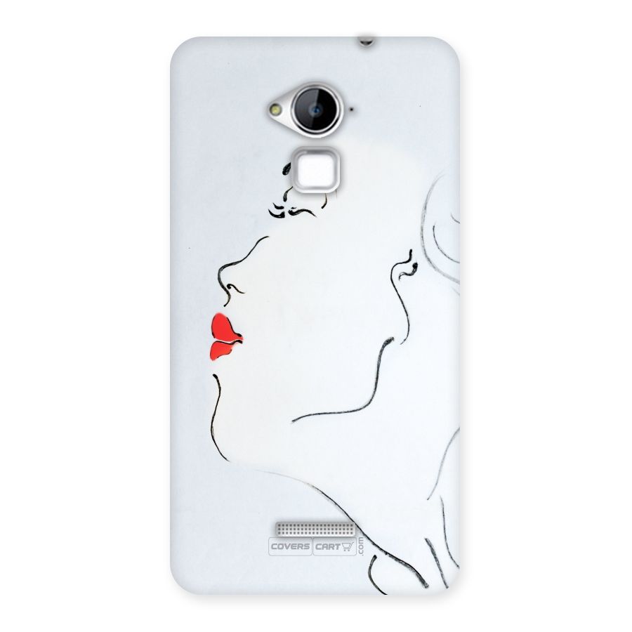 Girl in Red Lipstick Back Case for Coolpad Note 3