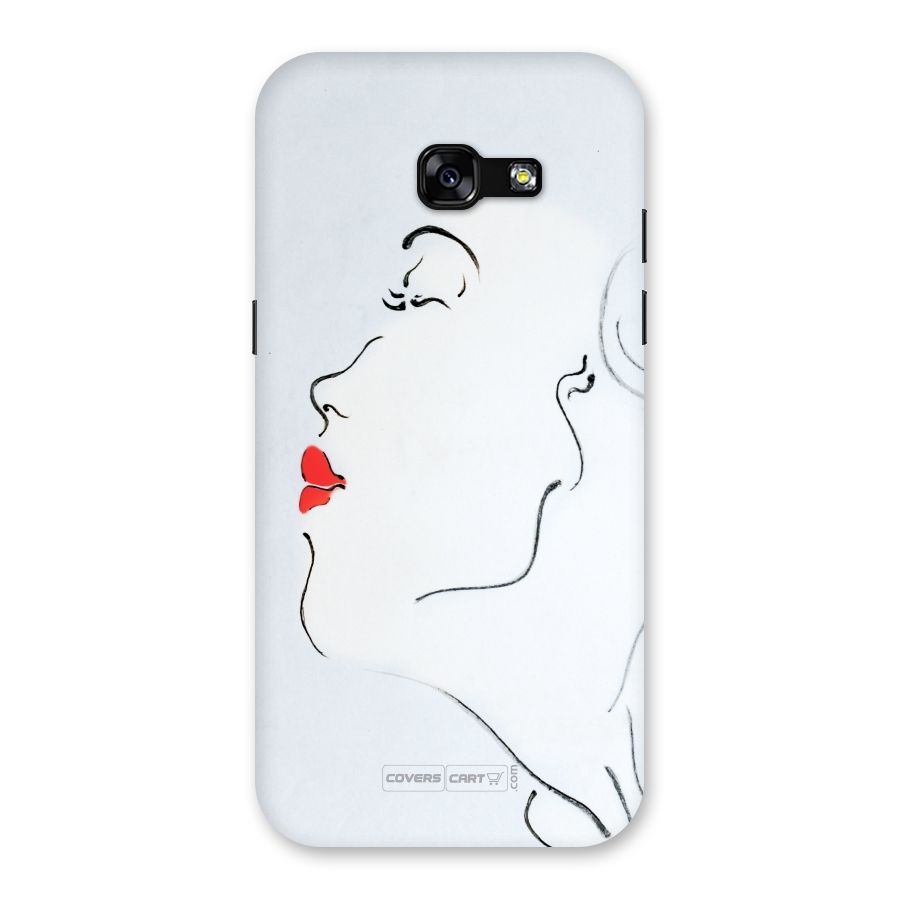 Girl in Red Lipstick Back Case for Galaxy A5 2017