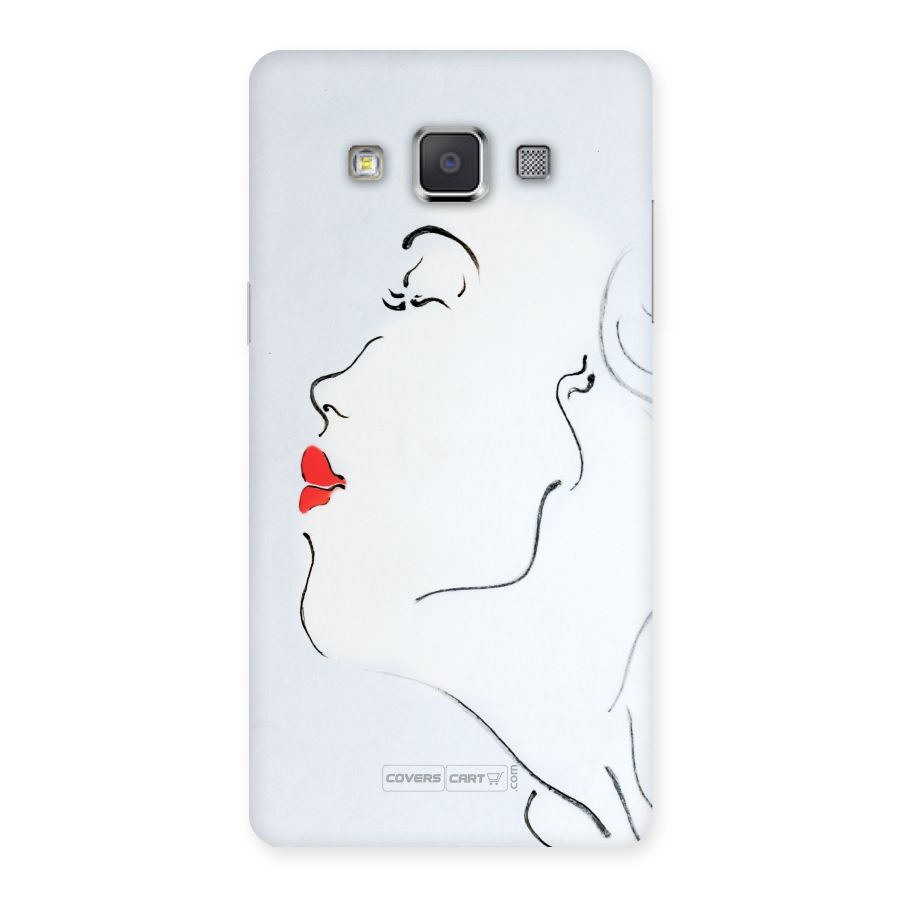 Girl in Red Lipstick Back Case for Galaxy Grand Max