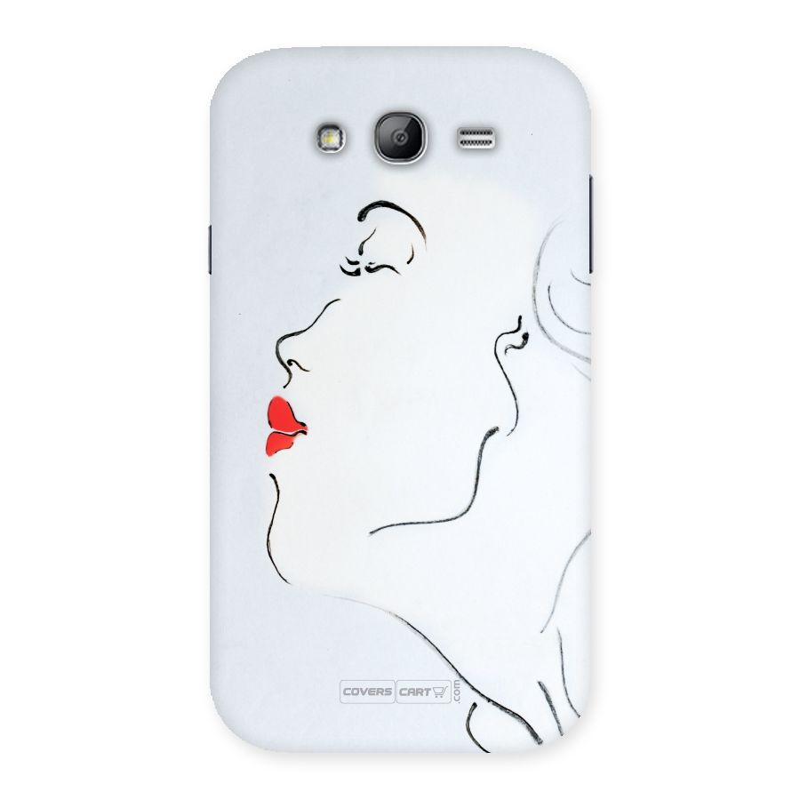 Girl in Red Lipstick Back Case for Galaxy Grand Neo