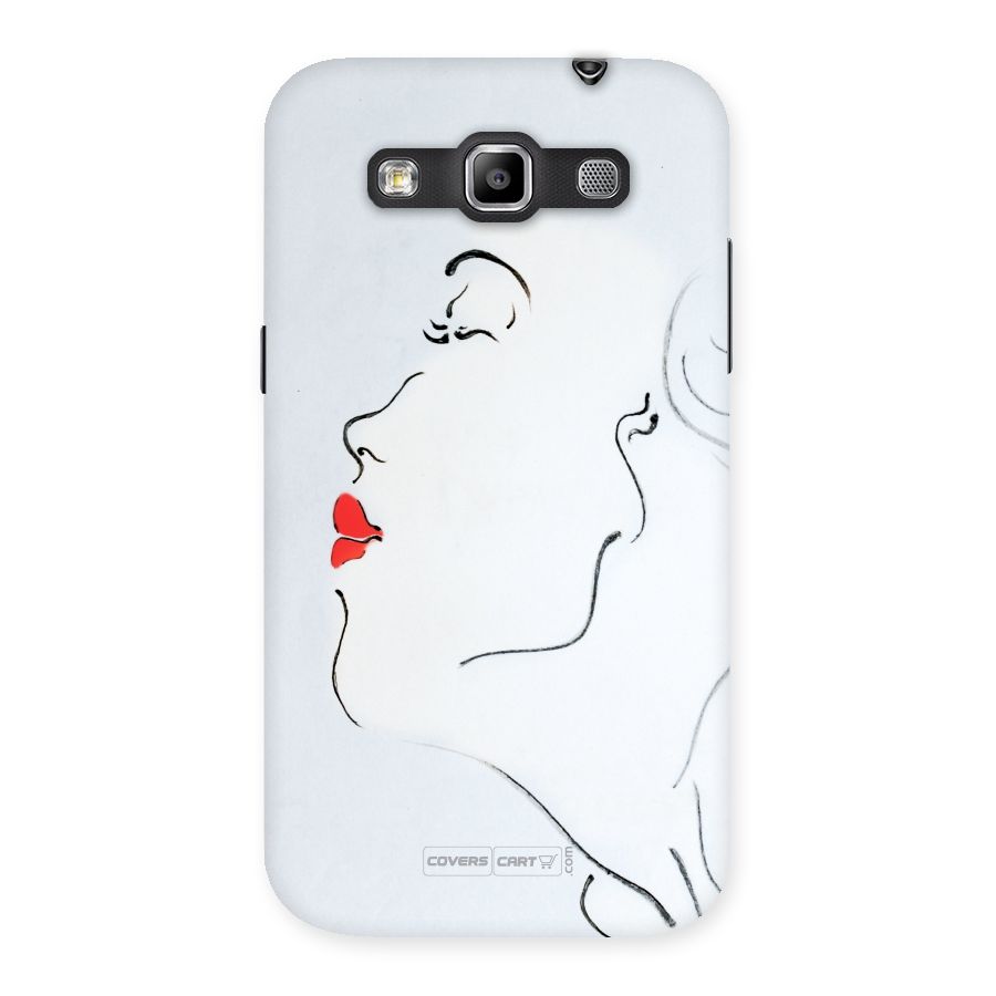 Girl in Red Lipstick Back Case for Galaxy Grand Quattro