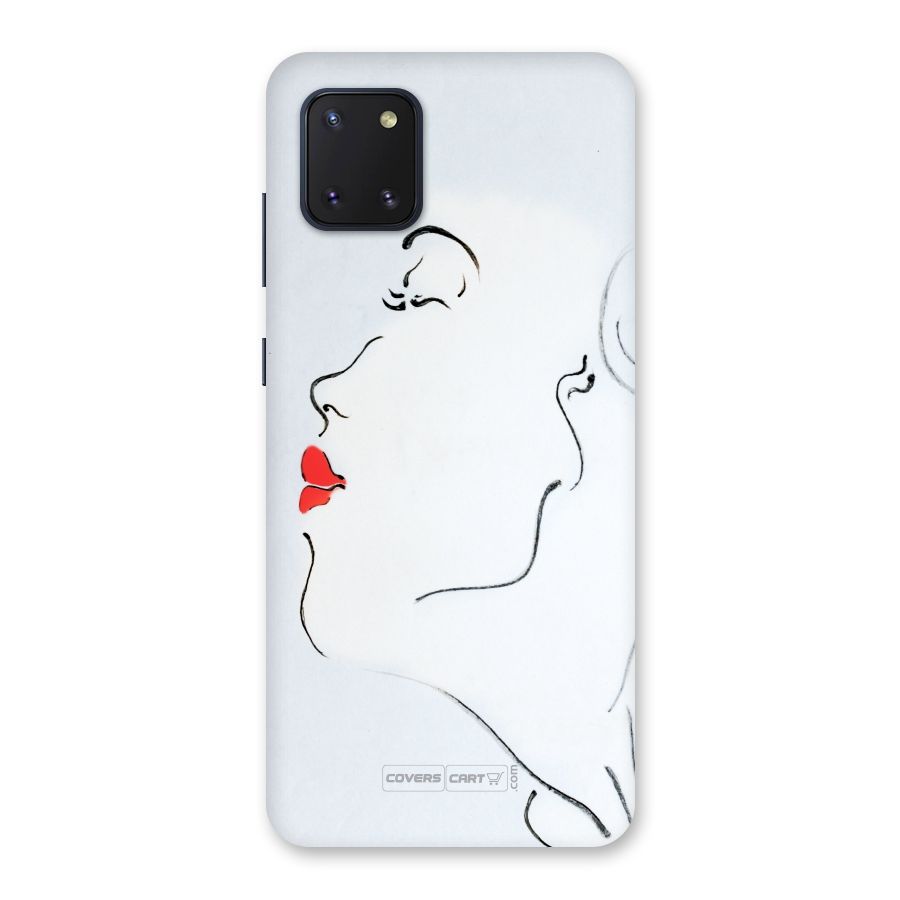 Girl in Red Lipstick Back Case for Galaxy Note 10 Lite