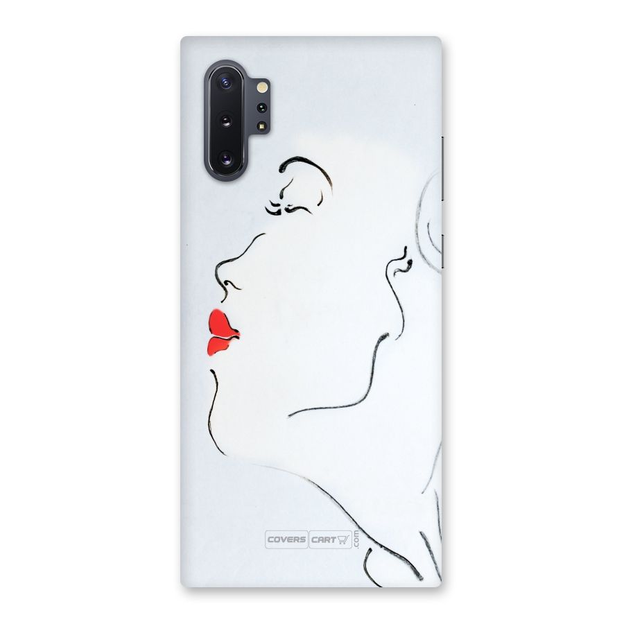 Girl in Red Lipstick Back Case for Galaxy Note 10 Plus