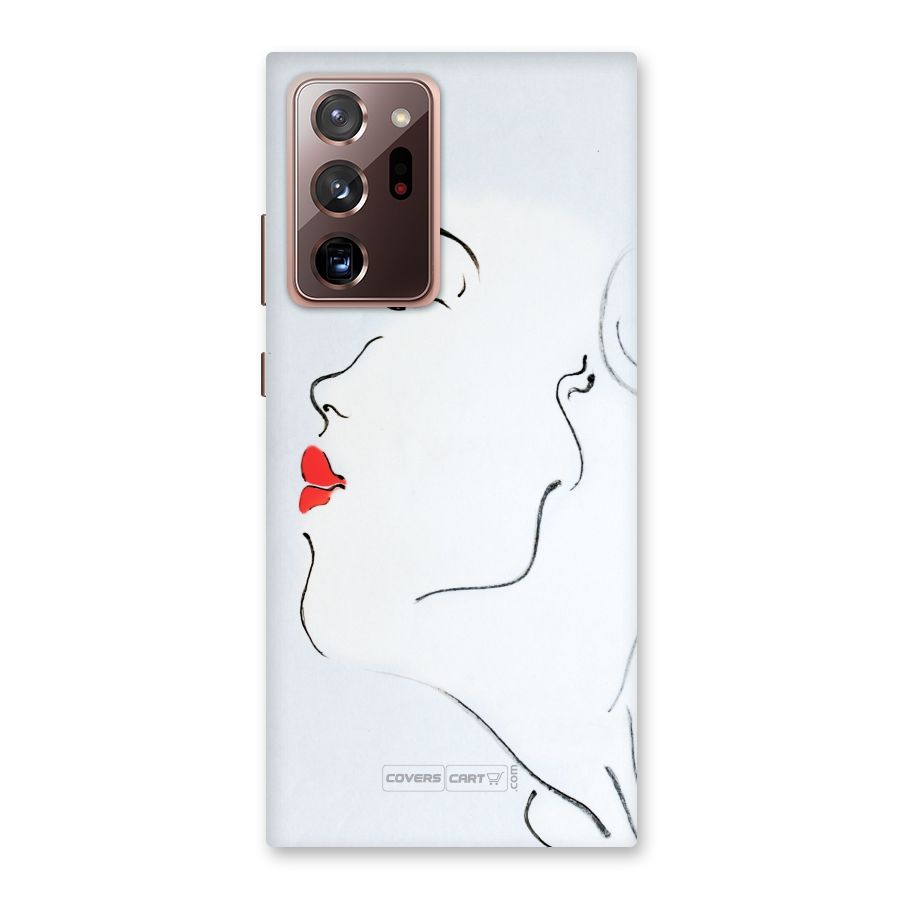 Girl in Red Lipstick Back Case for Galaxy Note 20 Ultra