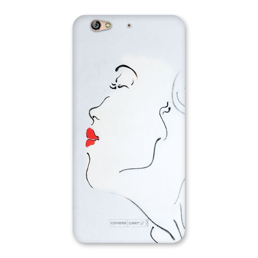 Girl in Red Lipstick Back Case for Gionee S6
