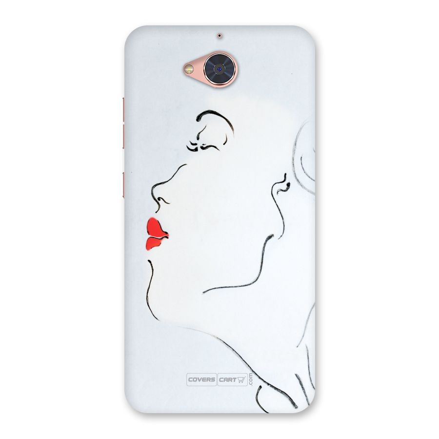 Girl in Red Lipstick Back Case for Gionee S6 Pro
