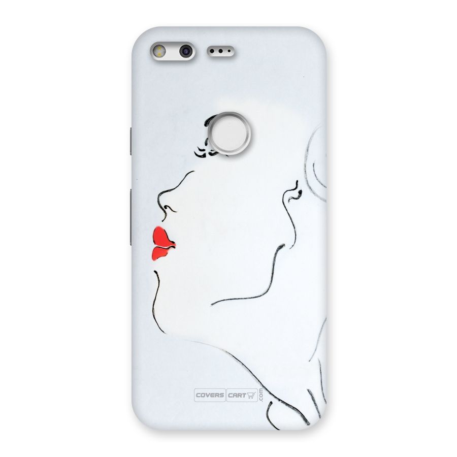 Girl in Red Lipstick Back Case for Google Pixel