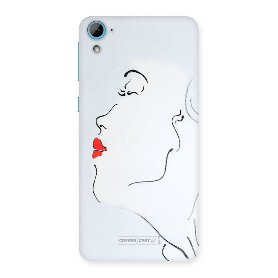 Girl in Red Lipstick Back Case for HTC Desire 826