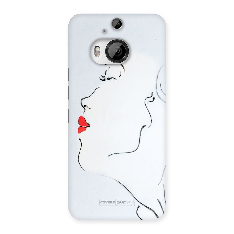Girl in Red Lipstick Back Case for HTC One M9 Plus