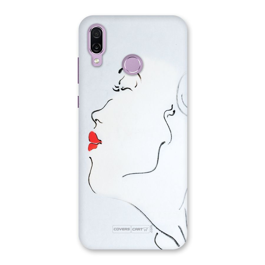 Girl in Red Lipstick Back Case for Honor Play
