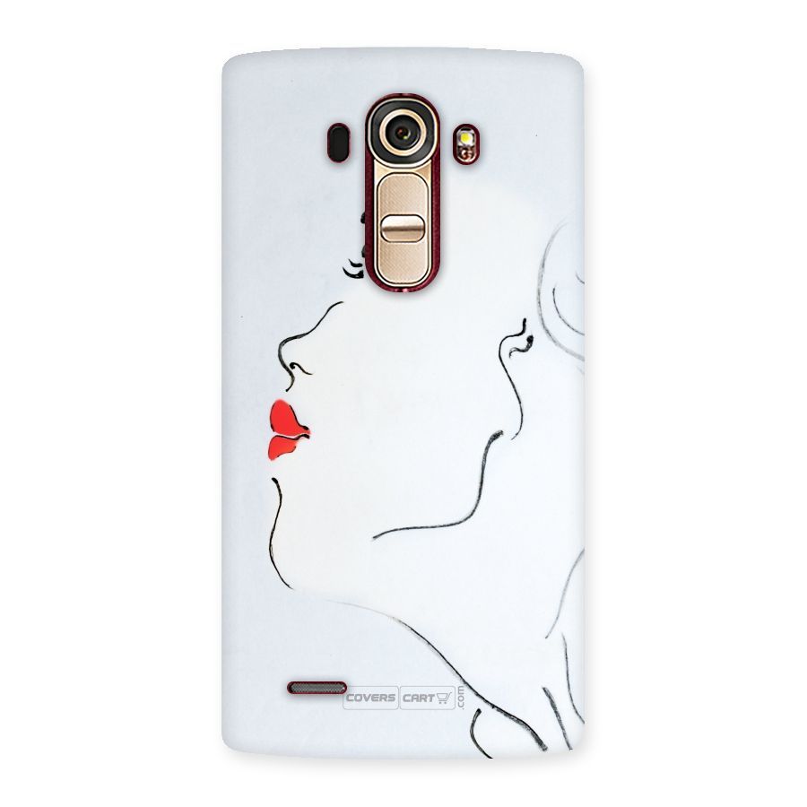 Girl in Red Lipstick Back Case for LG G4
