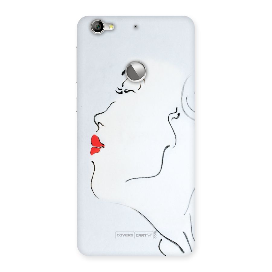 Girl in Red Lipstick Back Case for LeTV Le 1s