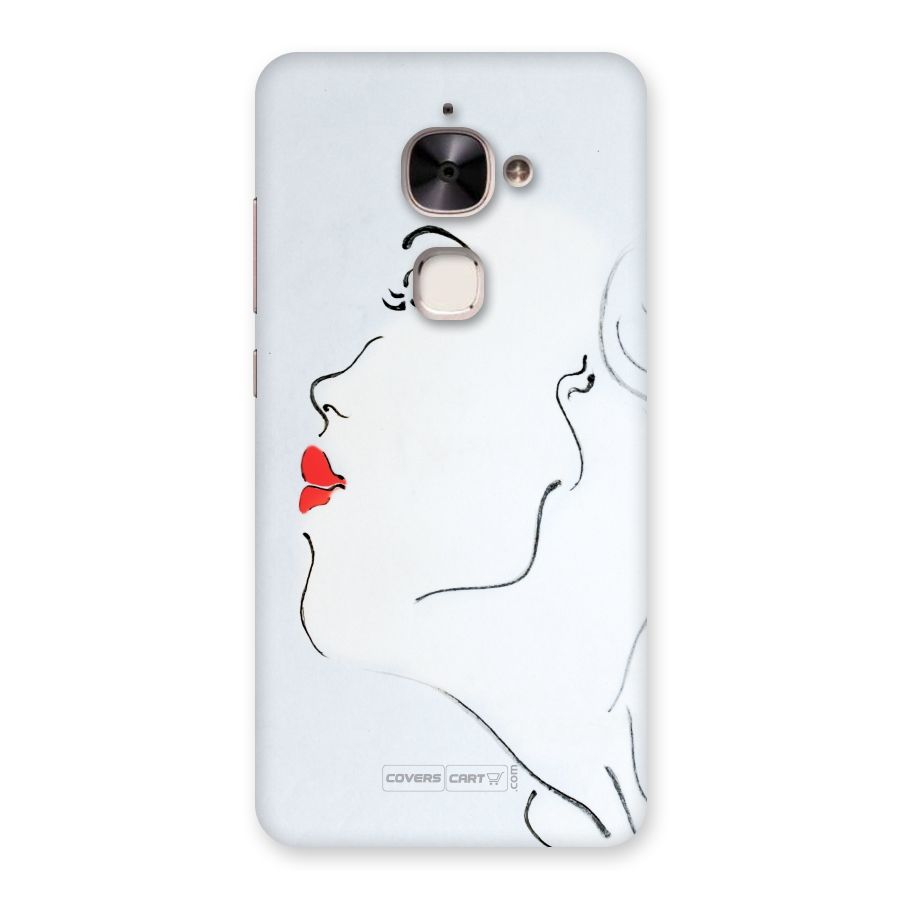Girl in Red Lipstick Back Case for Le 2