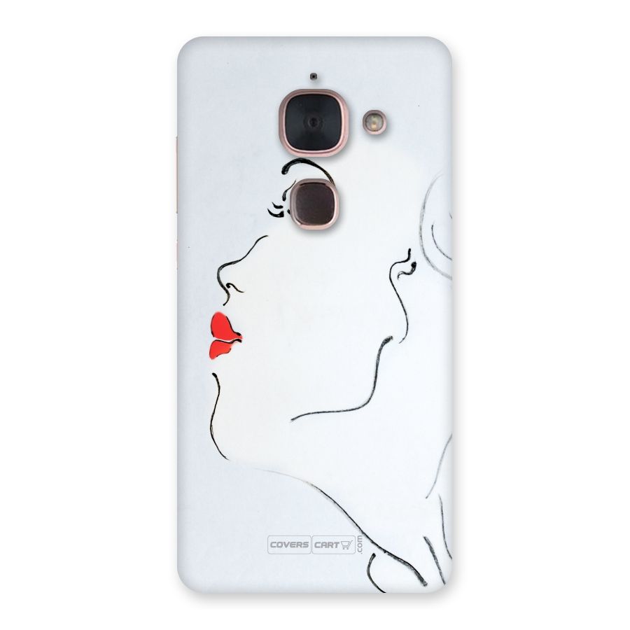 Girl in Red Lipstick Back Case for Le Max 2