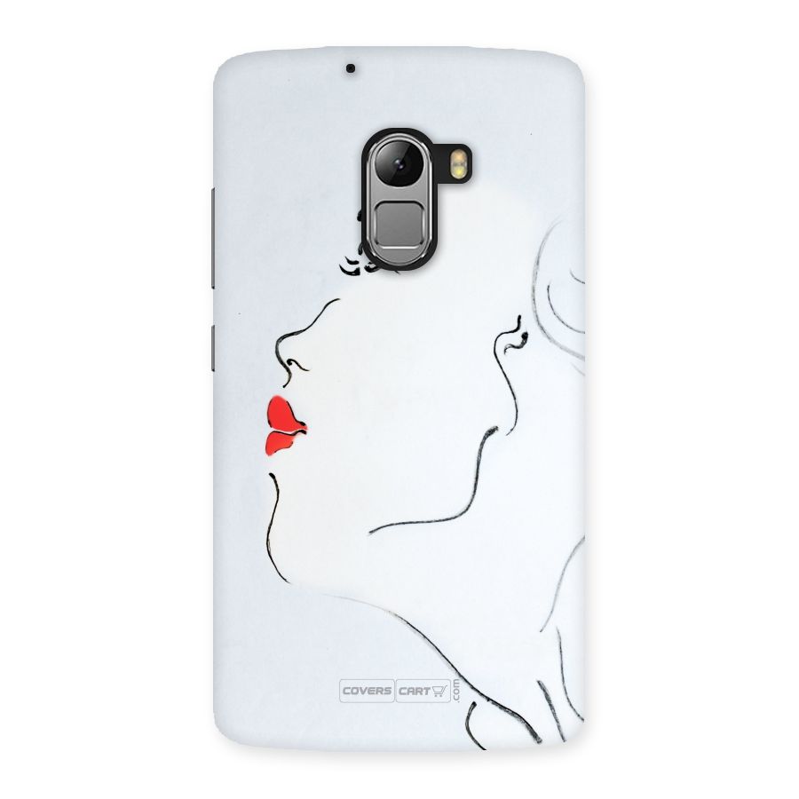 Girl in Red Lipstick Back Case for Lenovo K4 Note