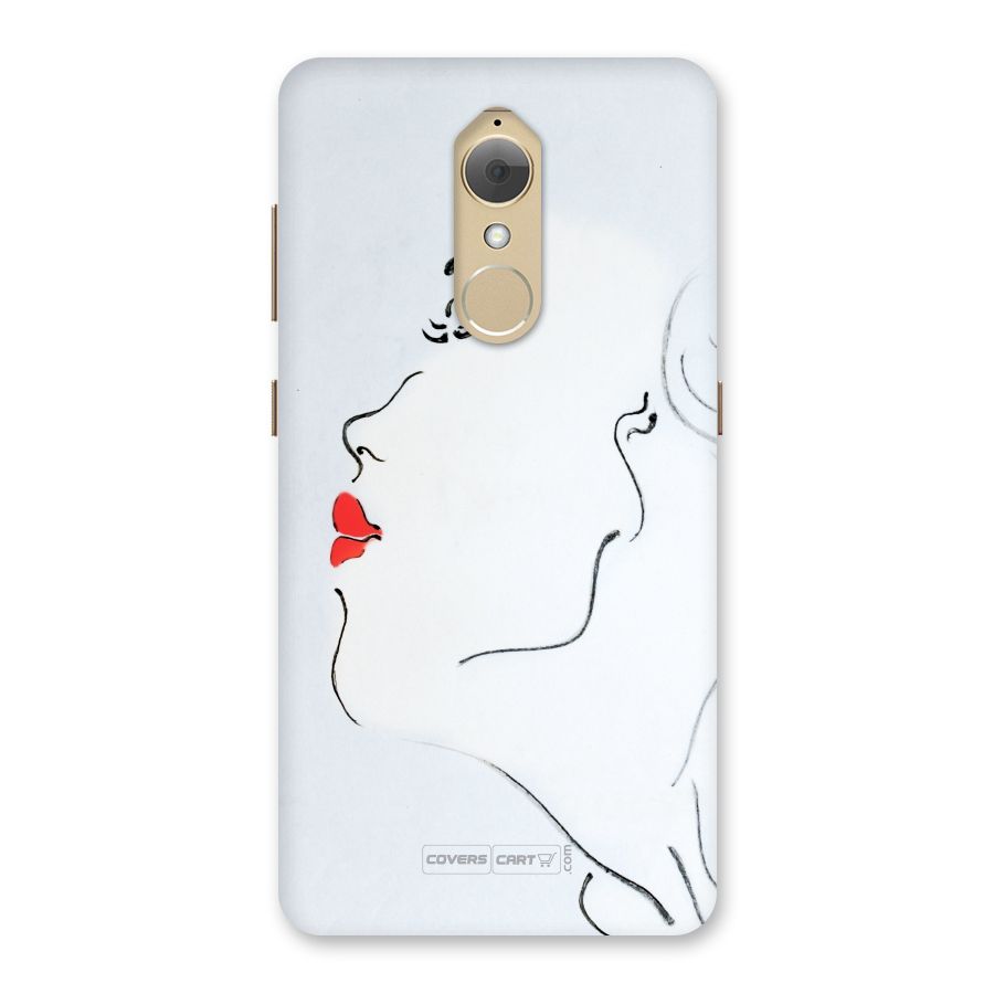 Girl in Red Lipstick Back Case for Lenovo K8