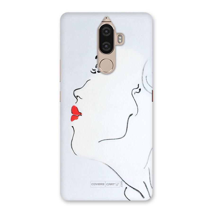 Girl in Red Lipstick Back Case for Lenovo K8 Note