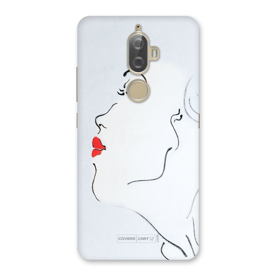 Girl in Red Lipstick Back Case for Lenovo K8 Plus